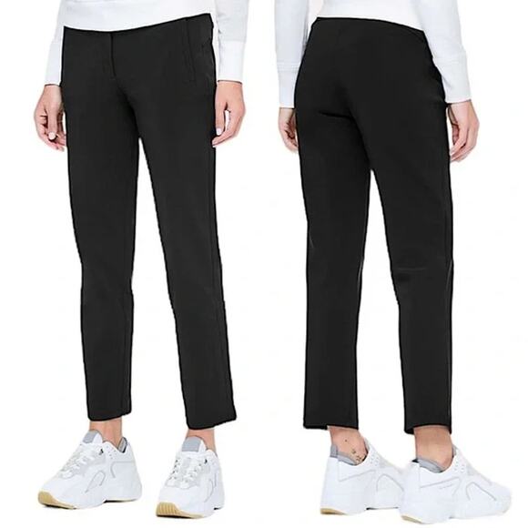 Lululemon On The Move Pant Mid-Rise Straight Leg Crop Ankle Pants, Black Petite - Picture 14 of 14